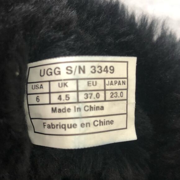 UGG Black Bailey Button Crystal Bling Boots - Picture 9 of 9